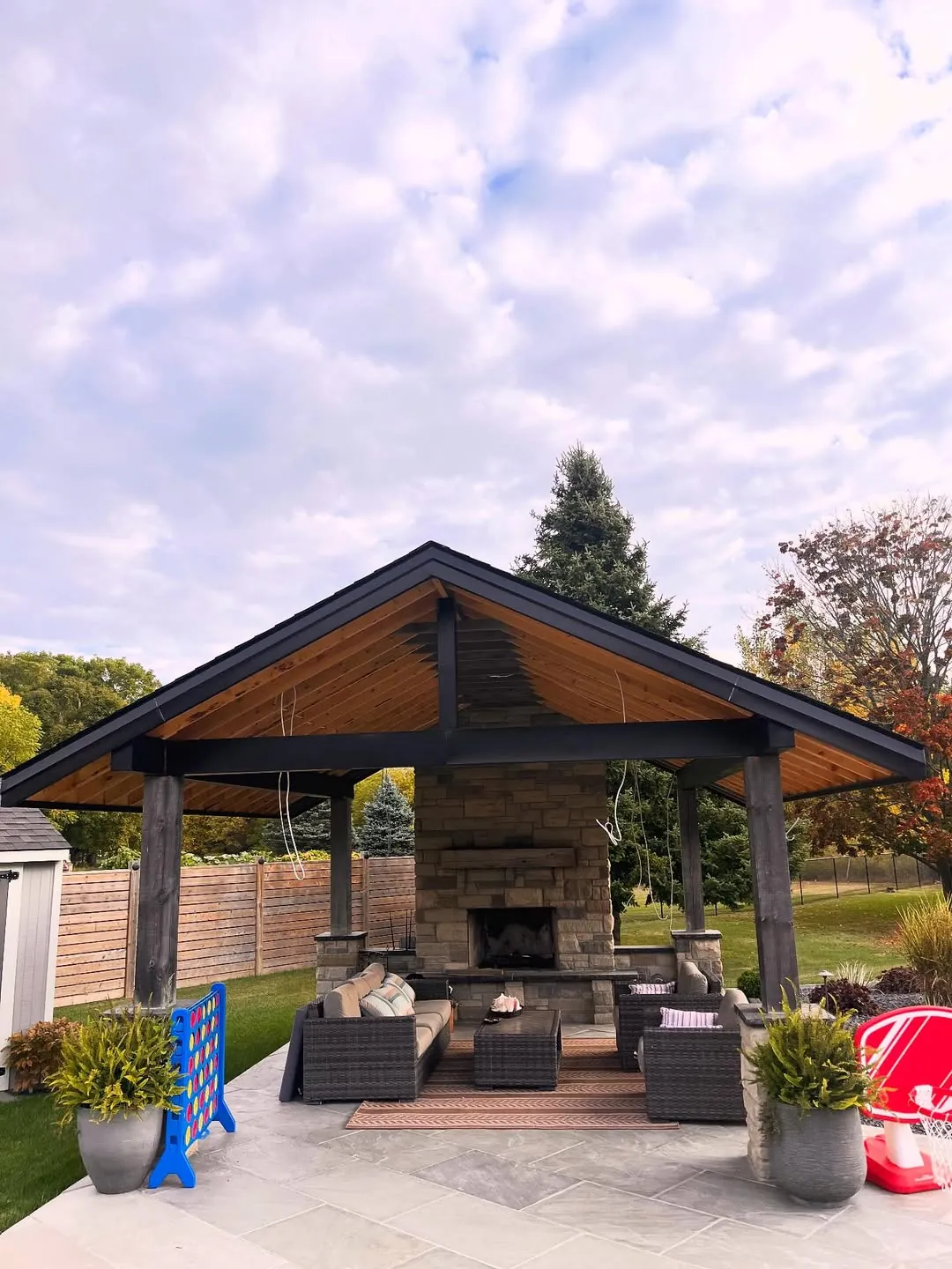 Outdoor Pavilion Roof Replacement - Structural Support